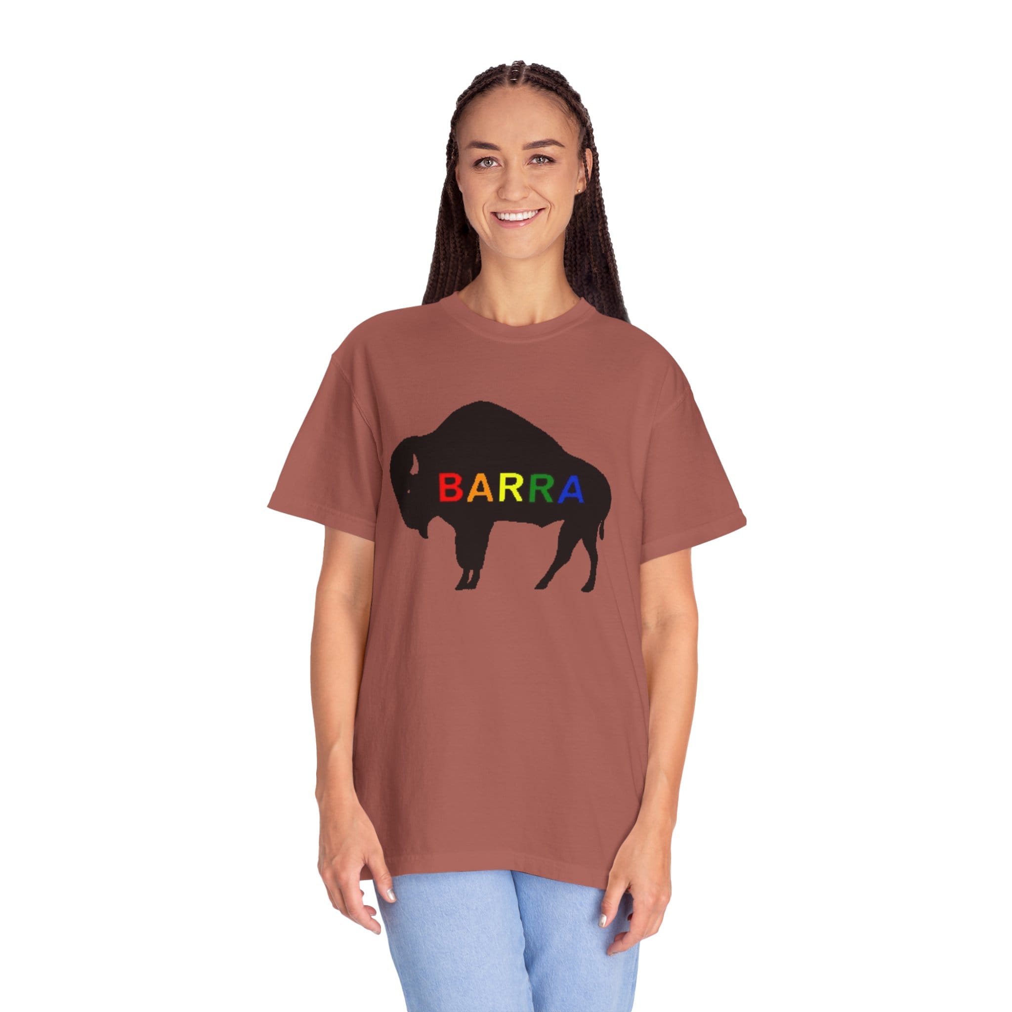 BARRA Buffalo T-shirt | Bison Silhouette Tee - Image 48