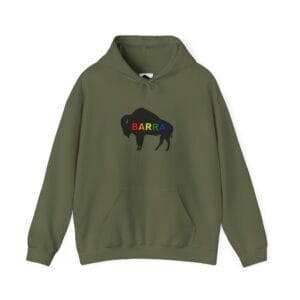BARRA Buffalo Silhouette Hoodie | Buffalo Graphic Sweatshirt