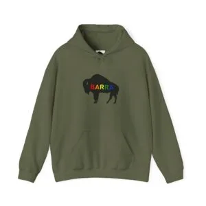 BARRA Buffalo Silhouette Hoodie | Buffalo Graphic Sweatshirt